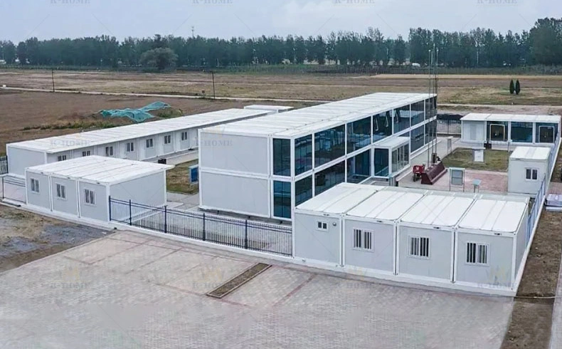 20 FT Luxury Steel Mobile Prefab Portable Modern Flat Pack Modular Container Office for Sale