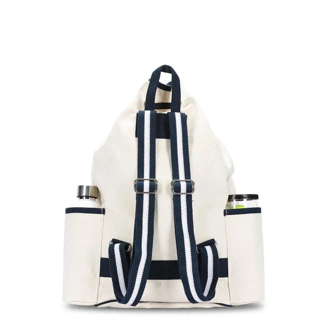 Tennis Backpack with Padded Adjustable Straps and Two Exterior Water Bottle Pockets