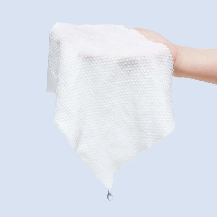 Custom White Disposable Face Towel 100 Cotton Used to Dry The Face After Washing