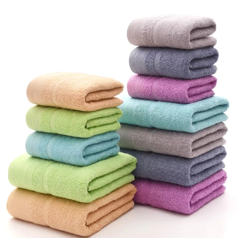 New Style Cotton 100% Yarn Dyed Jacquard Towel Hand Towel Custom Embroidery Logo Sport Hotel Towel Home Use Bath Face Hand Towel Beach Towels