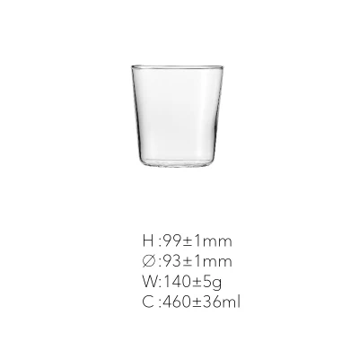 Glass Mugs Cup Drinkware for Milk Fruit Juice Ice Cream Glass Tooth