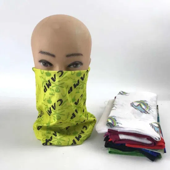 Dustproof Custom Brand New Fashion Cycling Tube Face Bandanas Headwear