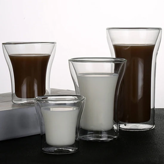 Clear Transparent Hand Made Heat Resistant Borosilicate Glass Cup Mug Drinkware