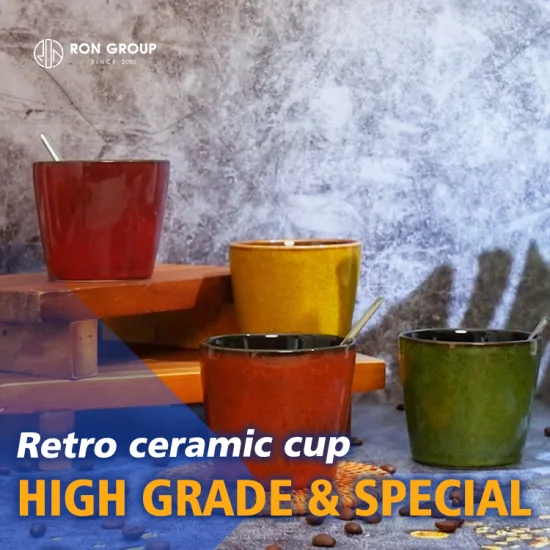 Popular Orchids of Hawaii Mug Ceramic Tea Juice Tiki Cup Drinkware for Hotel Restaurant