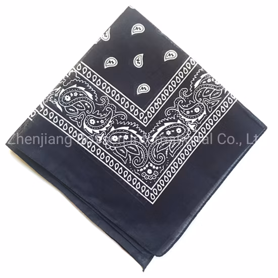 OEM Polyester Cotton Paisley Face Mask Headband Scarf Bandanna Bandana